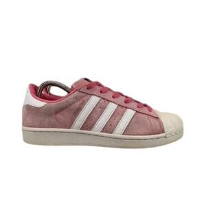 Adidas Shoes Kids 6.5 Sneakers Casual Leather Pink Superstar Logo Campus Active